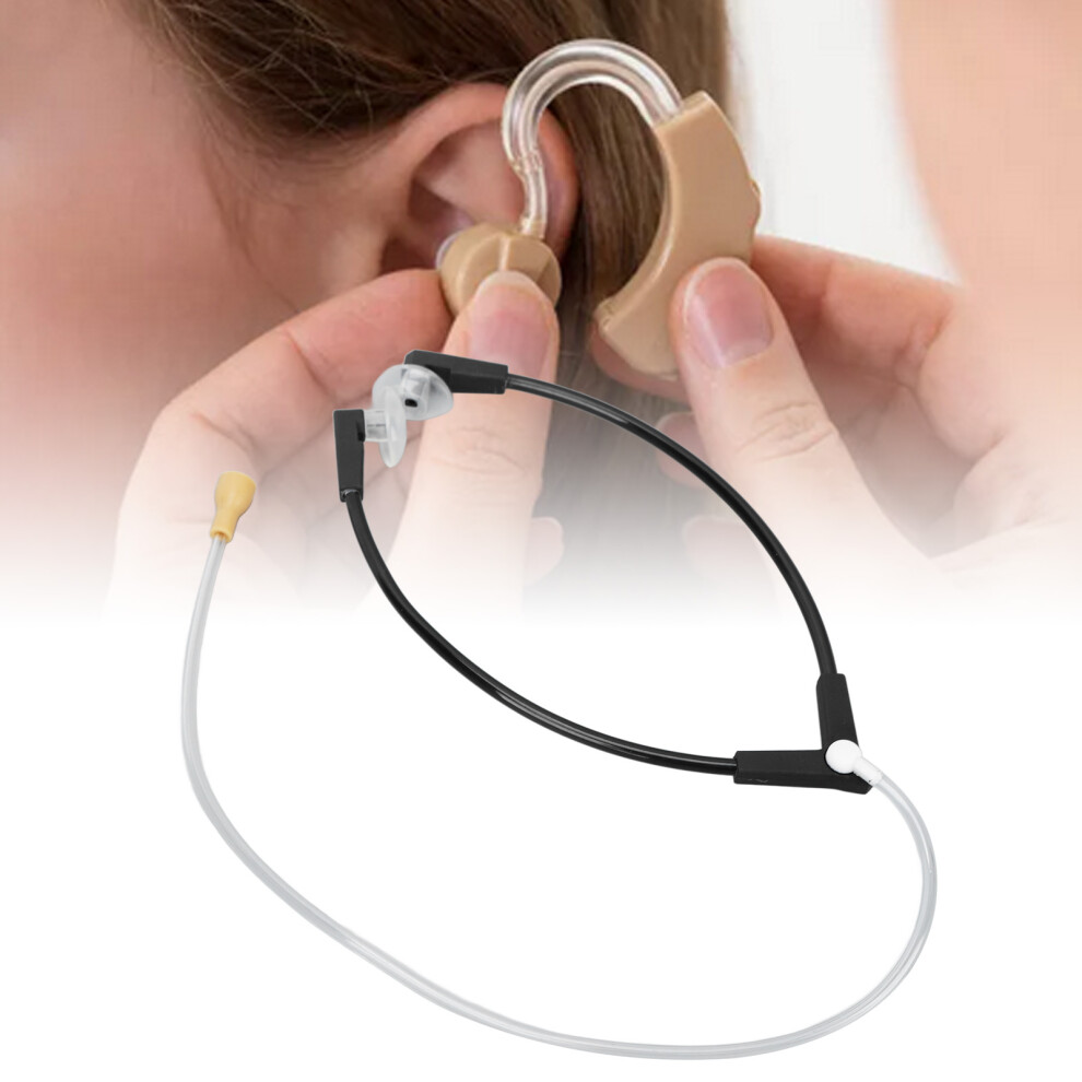 Listening Stethoscope for Hearing Aid Test Monitoring Binaural Lightweight V Shaped Plastic