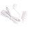 Portalámparas E27 con cable 3m 5m 8m 10m blanco 6V 11