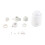 Tuya Zigbee TRV 9758,458,4 mm 3AA Weiß 3