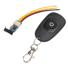Relé remoto de tamaño mini 433.92MHz DC3.5-12V 1A