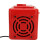 Rote USB-Kühlbox 5V 10W tragbare isolierte Kühlbox 4