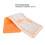 Teclado plegable de silicona de 106 teclas naranja USB 10