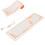 Teclado plegable de silicona de 106 teclas naranja USB 5