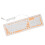 Teclado plegable de silicona de 106 teclas naranja USB 1