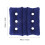 Cojín inflable para silla de ruedas 44x37 cm transpirable 5