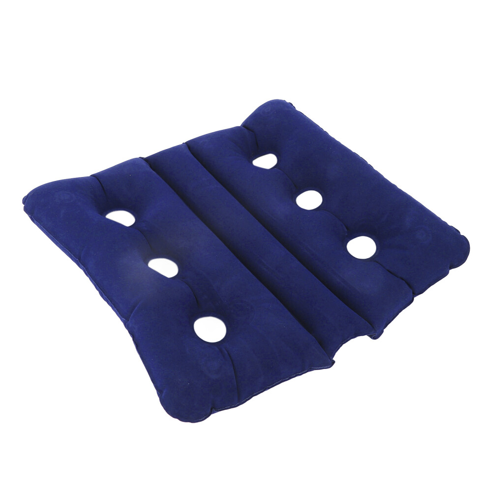 Inflatable Wheelchair Cushion Foldable Breathable Pressure Sore Cushion with 6 Ventilation Holes for Office Chair Wheelchair