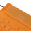 Teclado plegable de silicona de 108 teclas naranja USB 5
