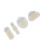 4 Stück Gel-Blasenpflaster, unsichtbar - Tri4,54,3 cm 5
