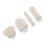 4 Stück Gel-Blasenpflaster, unsichtbar - Tri4,54,3 cm 15