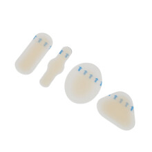 4 Stück Gel-Blasenpflaster, unsichtbar - Tri4,54,3 cm