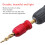 Tope para taladro ajustable 0.24-0.43 pulg. Rojo 8