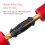 Tope para taladro ajustable 0.24-0.43 pulg. Rojo 7