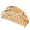 Serviettenhalter Gold-Eisen-Muster 3,6 x 15 x 7,6 cm 5