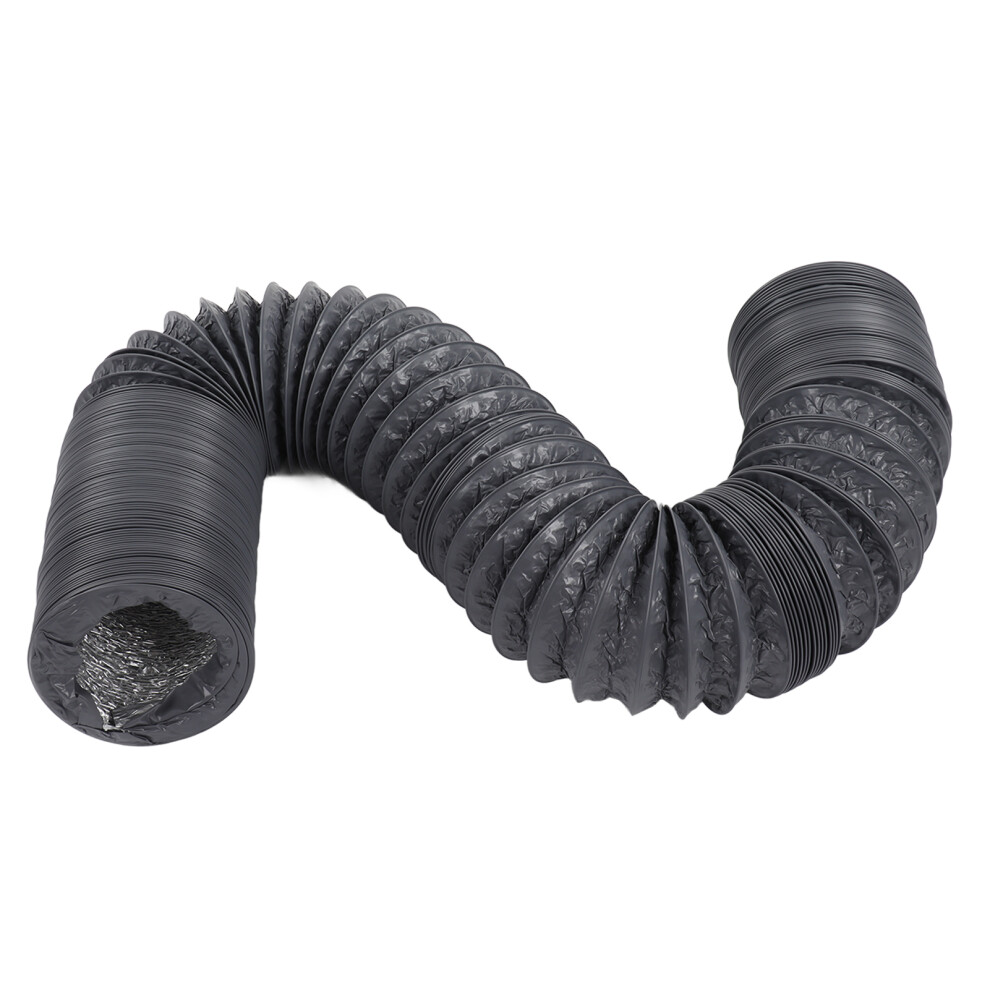 Flexible Aluminum Ducting Duct 1M Length With Clamp For Ventilation Exhaust Pipeline 6In 7661321316145