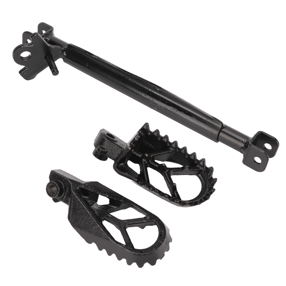 Motorcycle Foot Rest Pegs With Footpeg Mount Bracket Kit For Crf50 Xr50 Xrf70 Crf70 Pit Dirt Motor Trail Bike Motocross 8761321316332