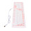 Teclado plegable de silicona de 106 teclas rosa con cable USB 11