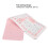 Teclado plegable de silicona de 106 teclas rosa con cable USB 7