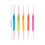 5 Stück bunte, doppelseitige Häkelnadeln 3,0–5,5 mm 12