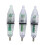 3 piezas lámpara de pesca subacuática LED multicolor 160mAh 13