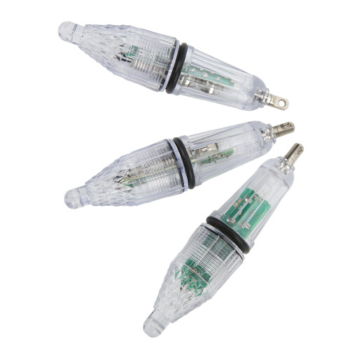 3 piezas lámpara de pesca subacuática LED multicolor 160mAh