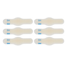 12 Stück Gel-Fersenaufkleber, Patch in Uhrenform