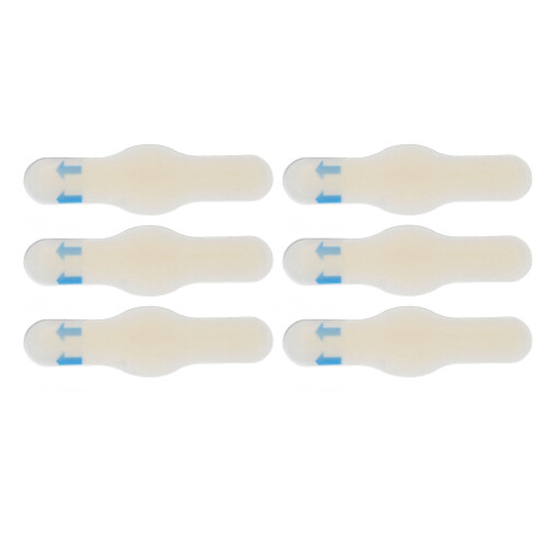 12 Stück Gel-Fersenaufkleber, Patch in Uhrenform