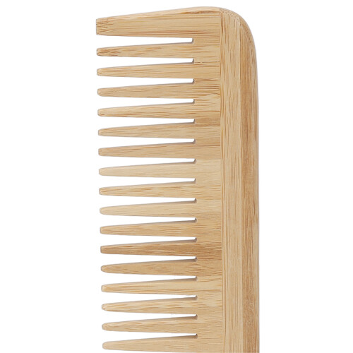 Set de 6 cepillos para el cabello de bambú - Natural, 6x16,5 cm 2