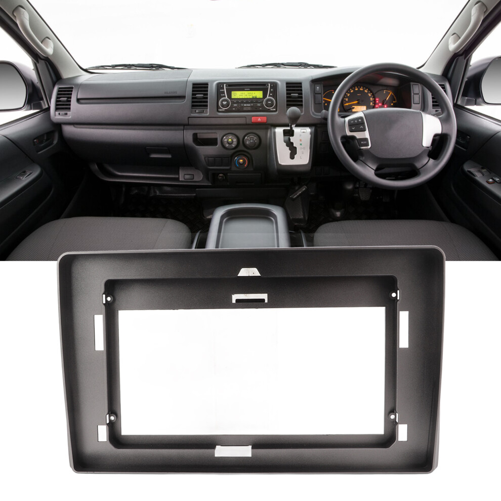 10.1Inch Car Dash Fascia Navigation Gps Panel Frame Plug And Play For Hiace 2010Â2018 4641321319950