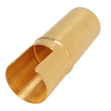 Goldfarbene Metall-Saxophon-Mundstückkappe