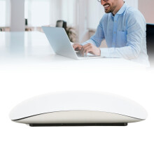Ratón blanco inalámbrico compacto silencioso tipo-C de 450 mAh