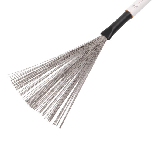 Cepillo para batería alambre de acero mango de madera de arce blanco 2