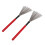 Rote Drum-Bürste Ahorngriff, Stahl-Draht-Set 1