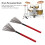 Rote Drum-Bürste Ahorngriff, Stahl-Draht-Set 9