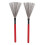 Rote Drum-Bürste Ahorngriff, Stahl-Draht-Set 16
