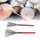 Rote Drum-Bürste Ahorngriff, Stahl-Draht-Set 14