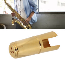 Goldfarbene Metall-Mundstückkappe für Altsaxophon