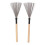 Stahlwire-Fassbürsten-Set mit Holzgriff für Percussioninstrumente 13