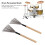 Stahlwire-Fassbürsten-Set mit Holzgriff für Percussioninstrumente 12