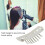 50 Stück beige Perückenclips mit 8 Zähnen 2,8  1,4 cm Bundle 5