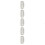 50 Stück beige Perückenclips mit 8 Zähnen 2,8  1,4 cm Bundle 9