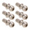 10 piezas de rótula de dirección RC, hierro plateado, 5,5 mm 15