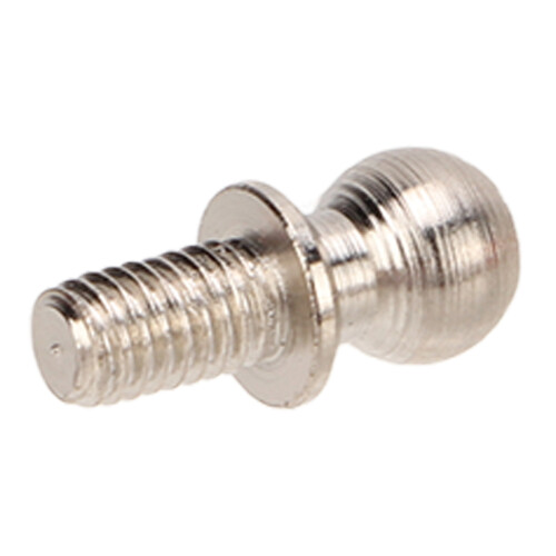10 piezas de rótula de dirección RC, hierro plateado, 5,5 mm 2