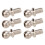 10 piezas de rótula de dirección RC, hierro plateado, 5,5 mm 1