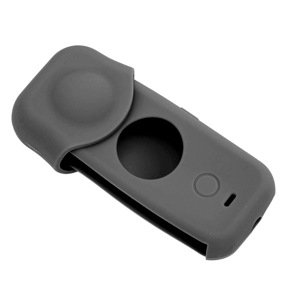 Puluz Panoramic Camera Lens Protective Cover Dustproof Silicone Camera And Lens Cover For Insta360 One X2 Black 9331321322443