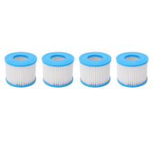 4 piezas de cartucho de filtro para spa 104 mm OD 52 mm ID 80 mm H