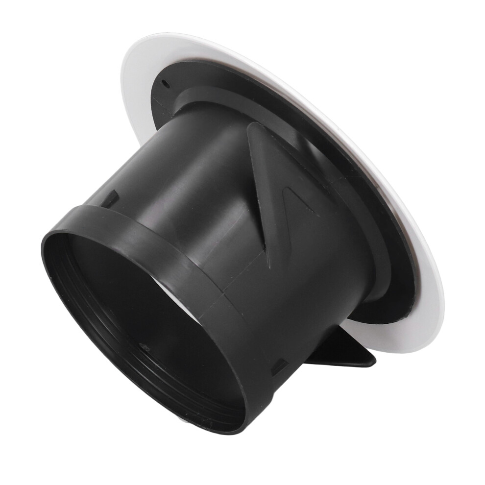 Adjustable Air Vent Abs Wall Mounted Flexible Space Saving Round Soffit Air Vent For Bathroom Library 4In 8751321323126