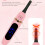 3-Temp USB-beheizte Wimpernzange, 210 mAh Pink Mini 12