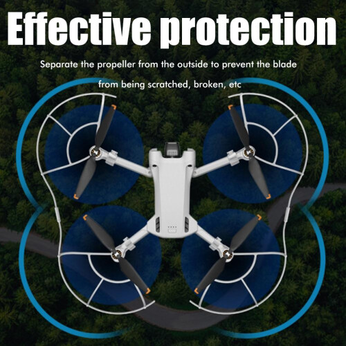 2Pcs Propeller Guard Compatible for Mini 3 Pro Drone Prop Cover Blade Protector Safety Accessory