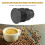 Typ 2 für ATOM Coffee Hopper Schwarz 11,5  8,2  8,2 cm 4