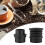 Typ 2 für ATOM Coffee Hopper Schwarz 11,5  8,2  8,2 cm 7